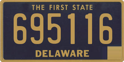 DE license plate 695116