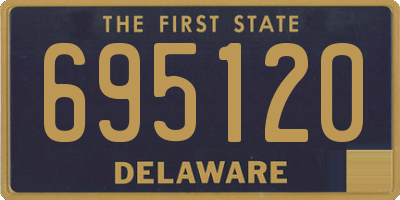 DE license plate 695120