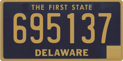 DE license plate 695137