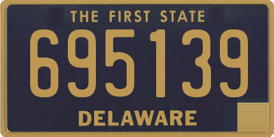 DE license plate 695139