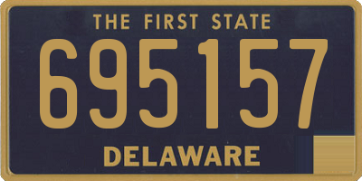 DE license plate 695157