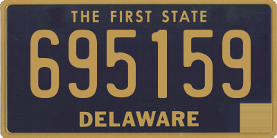 DE license plate 695159