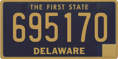 DE license plate 695170