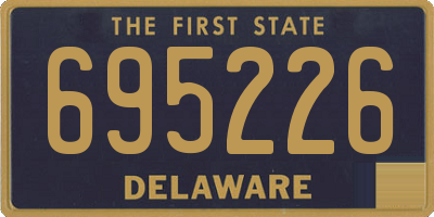 DE license plate 695226