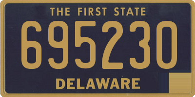 DE license plate 695230