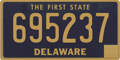 DE license plate 695237