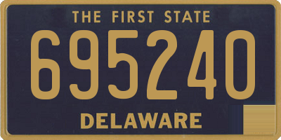 DE license plate 695240