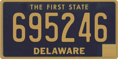 DE license plate 695246