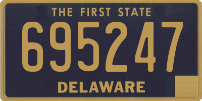 DE license plate 695247
