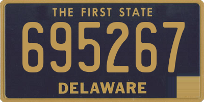 DE license plate 695267