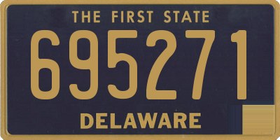 DE license plate 695271