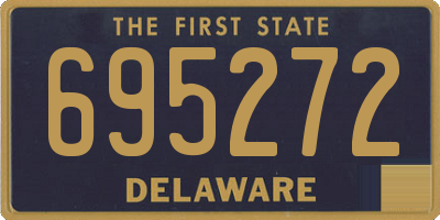 DE license plate 695272