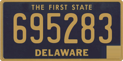 DE license plate 695283