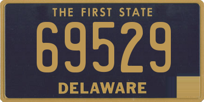 DE license plate 69529