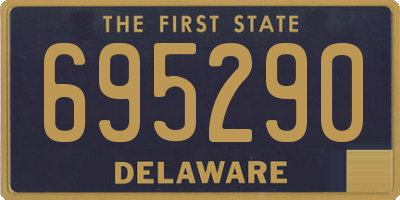 DE license plate 695290