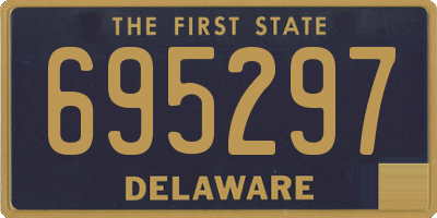 DE license plate 695297