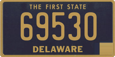 DE license plate 69530