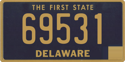 DE license plate 69531