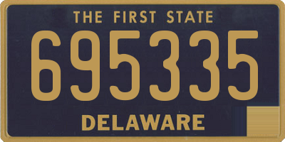 DE license plate 695335