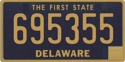 DE license plate 695355