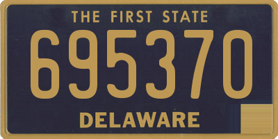 DE license plate 695370