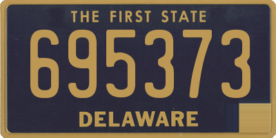 DE license plate 695373