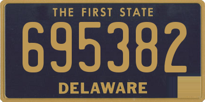 DE license plate 695382