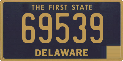 DE license plate 69539