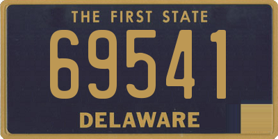 DE license plate 69541