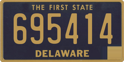 DE license plate 695414