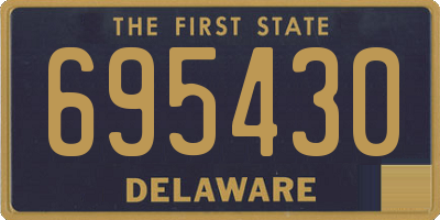 DE license plate 695430