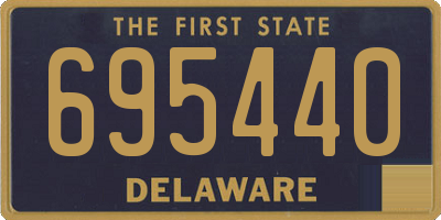 DE license plate 695440
