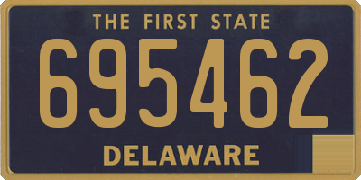DE license plate 695462