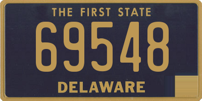 DE license plate 69548