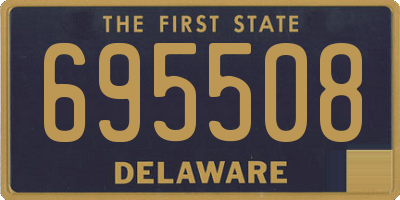 DE license plate 695508