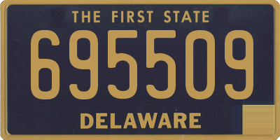 DE license plate 695509