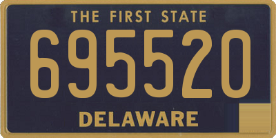 DE license plate 695520