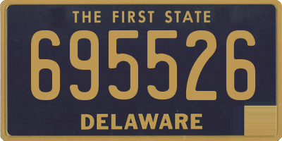 DE license plate 695526