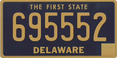 DE license plate 695552