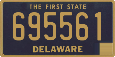 DE license plate 695561