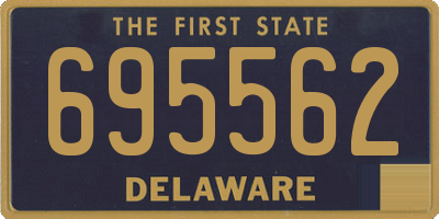 DE license plate 695562