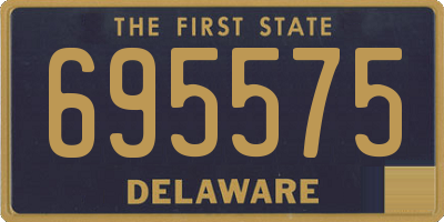 DE license plate 695575