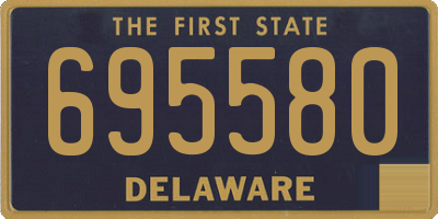 DE license plate 695580