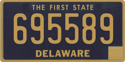 DE license plate 695589