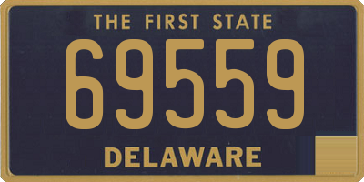 DE license plate 69559
