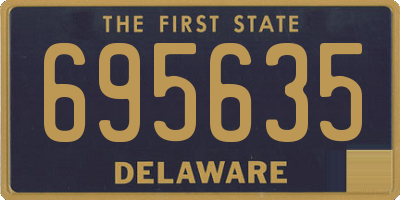 DE license plate 695635
