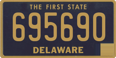 DE license plate 695690