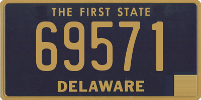 DE license plate 69571