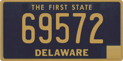 DE license plate 69572