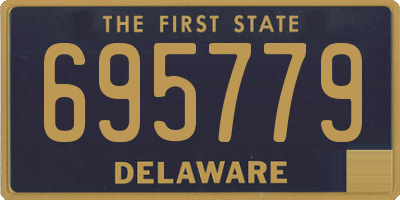 DE license plate 695779